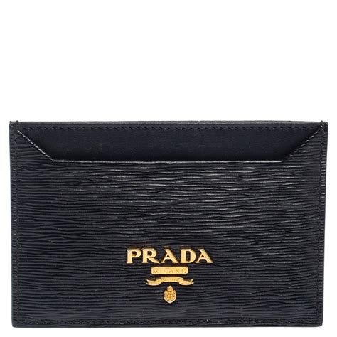 prada vitello move card holder|Prada Vitello Move Signature Logo Card Holder Black .